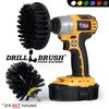 Drillbrush Ultra Stiff Drill powered cleaning brush kit for heavy duty K-S-5O-QC-DB